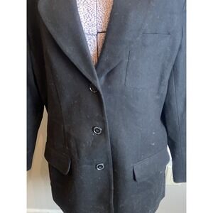 Panther Womens Wool 3 Button  Jacket Blazer  Size 14